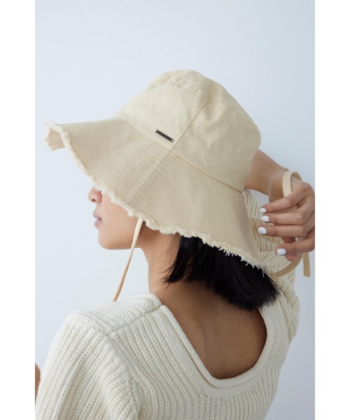 ALEXIA STAM（アリシアスタン）の「Ribbon Hat /リボンハット（ハット・レディース・ブラック/イエロー・FREE）」の7枚目の写真