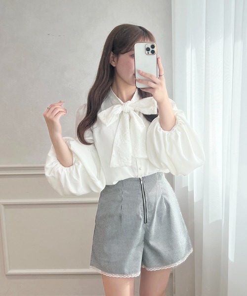 apres jour(アプレジュール)の「French girly collection アソートレースショートパンツ【ZOZOTOWN限定アイテム】(その他パンツ・レディース・ブラック系その他/ライトベージュ/ブラック・フリー/X-LARGE)」の2枚目の写真