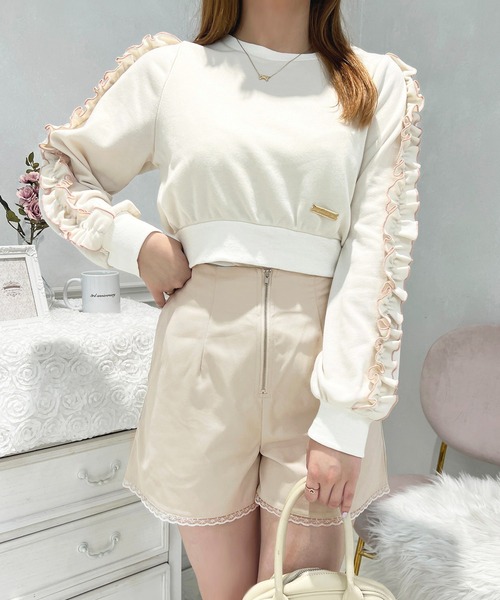 apres jour(アプレジュール)の「French girly collection アソートレースショートパンツ【ZOZOTOWN限定アイテム】(その他パンツ・レディース・ブラック系その他/ライトベージュ/ブラック・フリー/X-LARGE)」の8枚目の写真