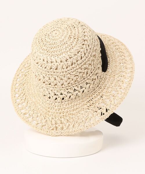 AMERICAN HOLIC(アメリカンホリック)の「リボンペーパーハット(ハット・レディース・ブラック/ベージュ・FREE)」の19枚目の写真