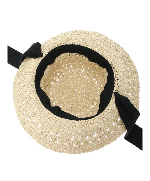 AMERICAN HOLIC(アメリカンホリック)の「リボンペーパーハット(ハット・レディース・ブラック/ベージュ・FREE)」の10枚目の写真