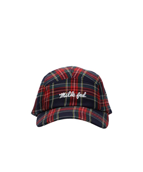 MILKFED.(ミルクフェド)の「ICING LOGO PLAID JET CAP(キャップ・レディース・ライトブルー/レッド/ネイビー・ONE SIZE)」の12枚目の写真