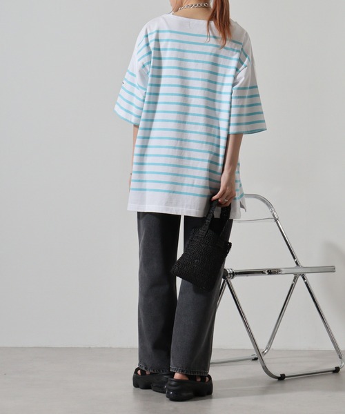 MONT KEMMEL YARN DYED 30/2 PLATING JERSRY BASQUE SHIRTS SHORT SLEEVE（Tシャツ/カットソー）｜MONT KEMMEL（モンケメル）
