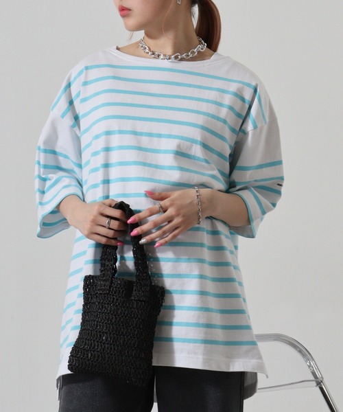 MONT KEMMEL YARN DYED 30/2 PLATING JERSRY BASQUE SHIRTS SHORT SLEEVE（Tシャツ/カットソー）｜MONT KEMMEL（モンケメル）