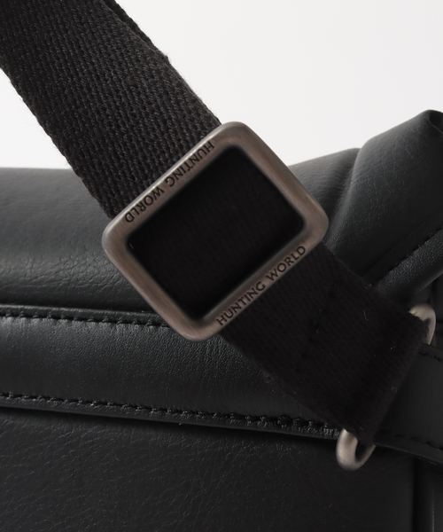 Hunting World（ハンティングワールド）の「HUNTING WORLD / ハンティングワールド CARRYALL SMALL DHAXGA02（ショルダーバッグ・メンズ・ブラック・FREE）」の21枚目の写真