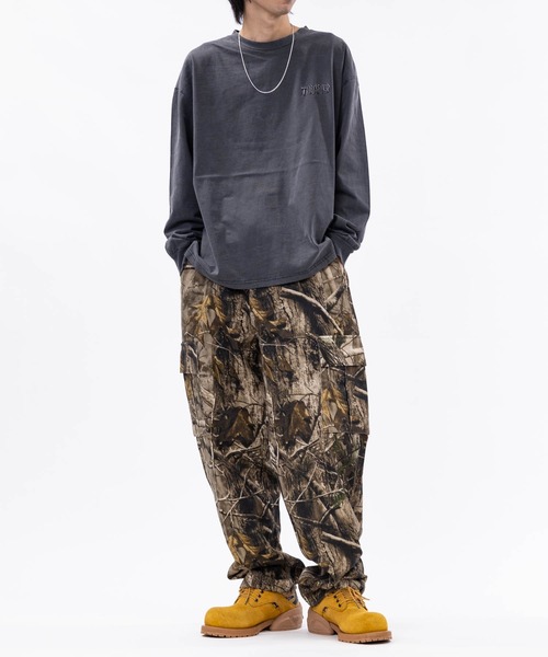 JOHN'S CLOSET（ジョンズクローゼット）の「【13】PRINT TWILL 裏使い ルーズカーゴパンツ（カーゴパンツ・メンズ・カモフラージュ/その他1・MEDIUM/LARGE/X-LARGE）」の8枚目の写真