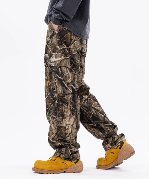 JOHN'S CLOSET（ジョンズクローゼット）の「【13】PRINT TWILL 裏使い ルーズカーゴパンツ（カーゴパンツ・メンズ・カモフラージュ/その他1・MEDIUM/LARGE/X-LARGE）」の6枚目の写真