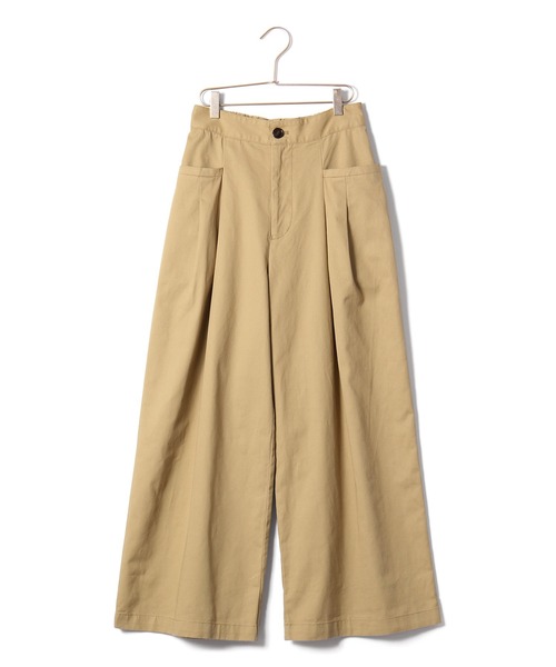 ROPE' PICNIC（ロペピクニック）の「デザインポケットワイドパンツ（その他パンツ・レディース・ブラック/オフホワイト/キャメル・38/36）」の4枚目の写真