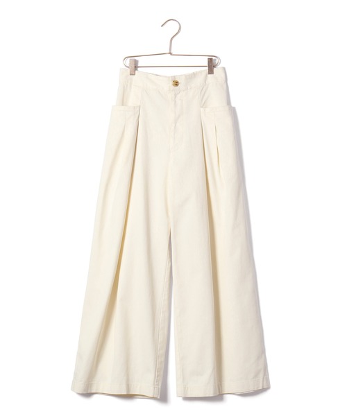 ROPE' PICNIC（ロペピクニック）の「デザインポケットワイドパンツ（その他パンツ・レディース・ブラック/オフホワイト/キャメル・38/36）」の15枚目の写真