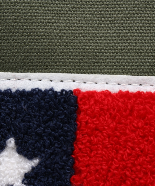 WEGO（ウィゴー）の「WEGO/フラッグサガラビッグトートバッグ（トートバッグ・レディース・カーキ/ホワイト/ブラック・FREE）」の10枚目の写真