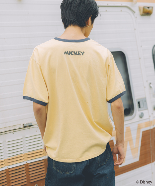 JOURNAL STANDARD（ジャーナルスタンダード）の「MICKEY MOUSE / ミッキーマウス 別注 S/S Tシャツ（Tシャツ/カットソー・メンズ・ブラック系その他/ホワイト系その他/イエロー/グレー/ブラック/ホワイト・LARGE/MEDIUM）」の16枚目の写真