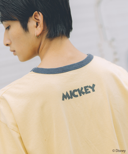 JOURNAL STANDARD（ジャーナルスタンダード）の「MICKEY MOUSE / ミッキーマウス 別注 S/S Tシャツ（Tシャツ/カットソー・メンズ・ブラック系その他/ホワイト系その他/イエロー/グレー/ブラック/ホワイト・LARGE/MEDIUM）」の14枚目の写真