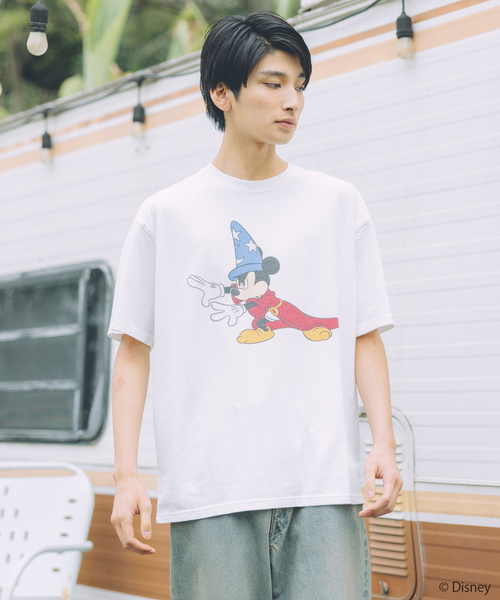 JOURNAL STANDARD（ジャーナルスタンダード）の「MICKEY MOUSE / ミッキーマウス 別注 S/S Tシャツ（Tシャツ/カットソー・メンズ・ブラック系その他/ホワイト系その他/イエロー/グレー/ブラック/ホワイト・LARGE/MEDIUM）」の12枚目の写真