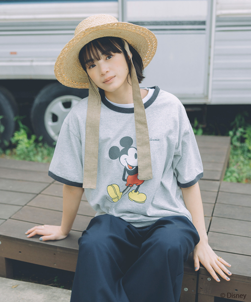 JOURNAL STANDARD（ジャーナルスタンダード）の「MICKEY MOUSE / ミッキーマウス 別注 S/S Tシャツ（Tシャツ/カットソー・メンズ・ブラック系その他/ホワイト系その他/イエロー/グレー/ブラック/ホワイト・LARGE/MEDIUM）」の7枚目の写真