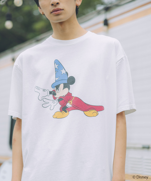JOURNAL STANDARD（ジャーナルスタンダード）の「MICKEY MOUSE / ミッキーマウス 別注 S/S Tシャツ（Tシャツ/カットソー・メンズ・ブラック系その他/ホワイト系その他/イエロー/グレー/ブラック/ホワイト・LARGE/MEDIUM）」の19枚目の写真