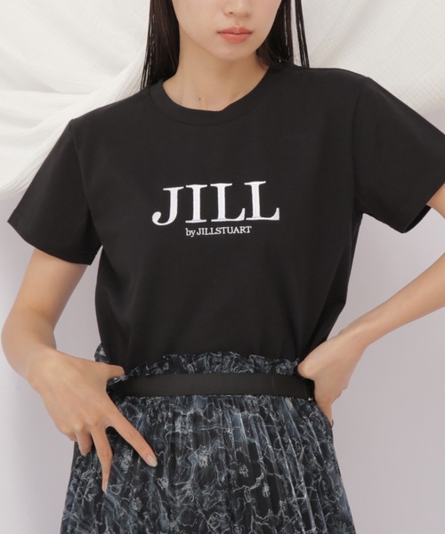 JILL by JILL STUART（ジルバイジルスチュアート）の「◇オーガニック刺繍ロゴTシャツ（Tシャツ/カットソー・レディース・ホワイト系その他4/ピンク系その他/ホワイト系その他/ホワイト/ブラック/シルバー系その他・FREE）」の4枚目の写真