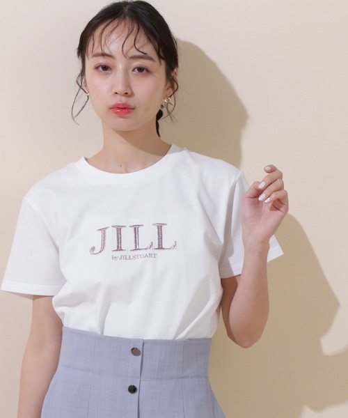 JILL by JILL STUART（ジルバイジルスチュアート）の「◇オーガニック刺繍ロゴTシャツ（Tシャツ/カットソー・レディース・ホワイト系その他4/ピンク系その他/ホワイト系その他/ホワイト/ブラック/シルバー系その他・FREE）」の15枚目の写真