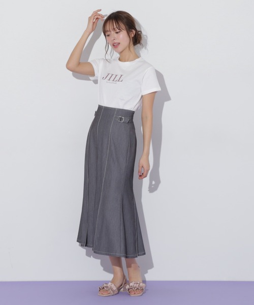 JILL by JILL STUART（ジルバイジルスチュアート）の「◇オーガニック刺繍ロゴTシャツ（Tシャツ/カットソー・レディース・ホワイト系その他4/ピンク系その他/ホワイト系その他/ホワイト/ブラック/シルバー系その他・FREE）」の20枚目の写真