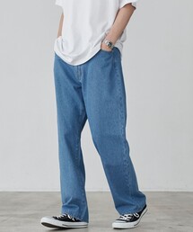 coen | デニムストレートパンツ(デニムパンツ)