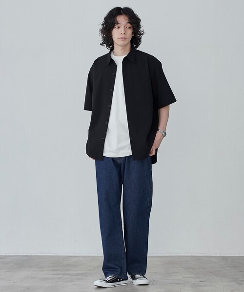 coen（コーエン）の「デニムストレートパンツ（デニムパンツ・メンズ・ネイビー/コバルトブルー・L/M/S/XL）」の15枚目の写真