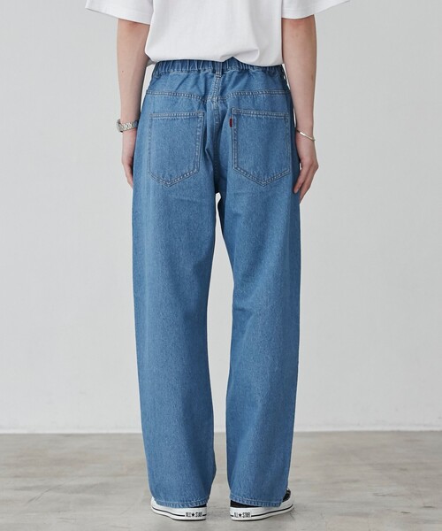 coen（コーエン）の「デニムストレートパンツ（デニムパンツ・メンズ・ネイビー/コバルトブルー・L/M/S/XL）」の19枚目の写真