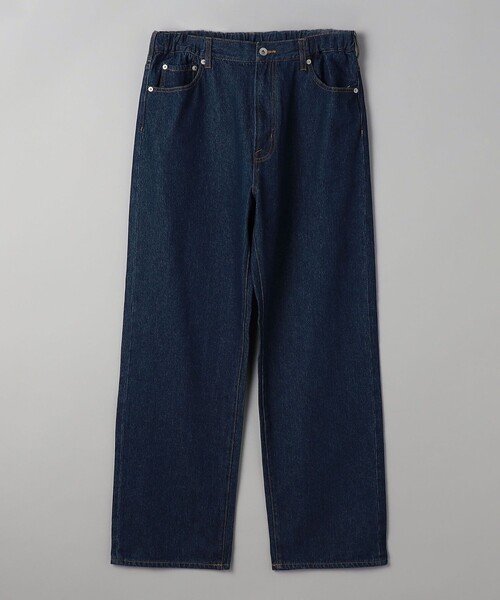 coen（コーエン）の「デニムストレートパンツ（デニムパンツ・メンズ・ネイビー/コバルトブルー・L/M/S/XL）」の21枚目の写真