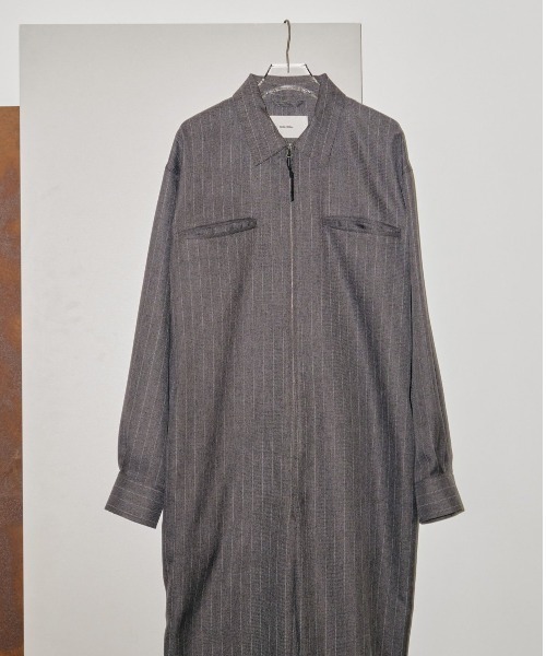 TODAYFUL/トゥデイフル】ストライプジップコンビネゾン/Stripe Zip