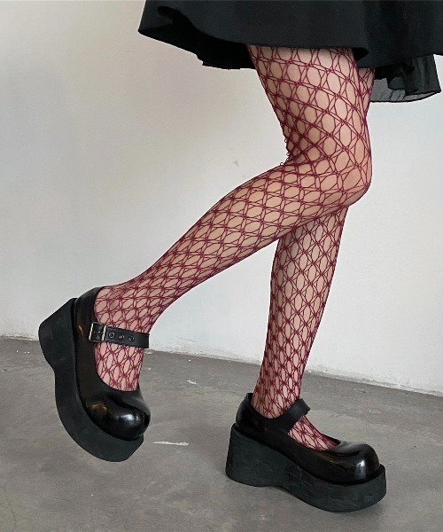 定番商品♪【Bonpoint】カラータイツ 3~36M (#009) セール】【OKUOKU 0909】網タイツ カラータイツ oku-tights