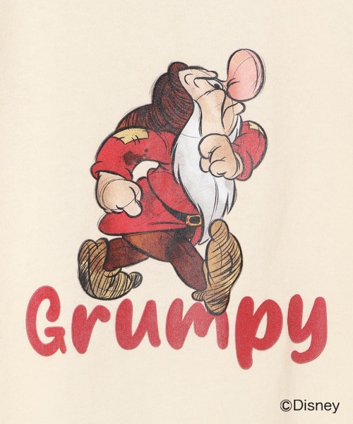 WANTO SEVENTHLETTER 7人のこびと プリント 白 LEPSIM｜【7人のこびと/Disney】アソートプリントTシャツ