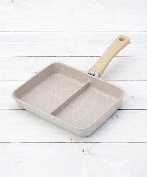 one'sterrace（ワンズテラス）の「CB IH対応二品同時に作れるフライパン（鍋/フライパン・レディース・ホワイト系9/ブラック系8・99）」の2枚目の写真