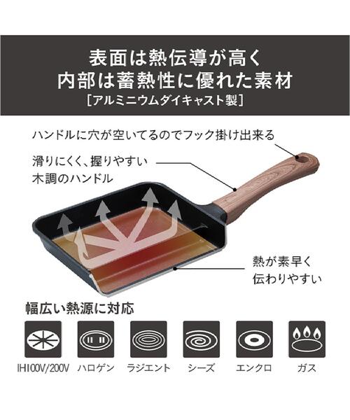 one'sterrace（ワンズテラス）の「CB IH対応二品同時に作れるフライパン（鍋/フライパン・レディース・ホワイト系9/ブラック系8・99）」の7枚目の写真