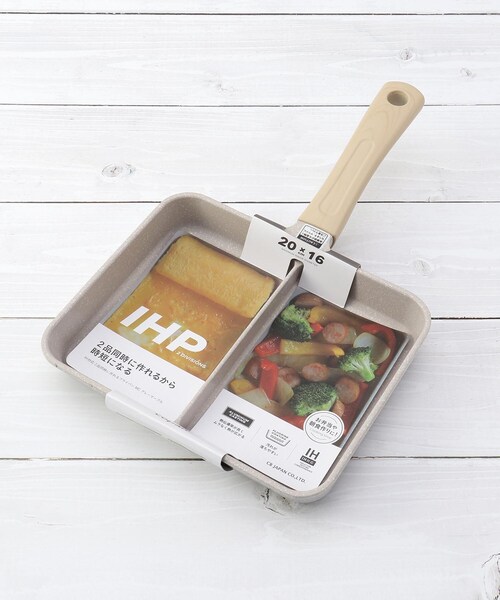 one'sterrace（ワンズテラス）の「CB IH対応二品同時に作れるフライパン（鍋/フライパン・レディース・ホワイト系9/ブラック系8・99）」の12枚目の写真