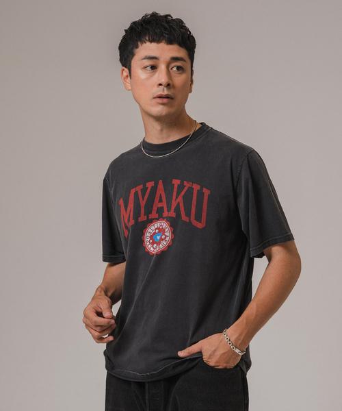 REMI RELIEF（レミレリーフ）の「REMI RELIEF(レミレリーフ) 別注 ミャクミャク Tシャツ（Tシャツ/カットソー・メンズ・ブラック/アイボリー/ネイビー・MEDIUM/LARGE/X-LARGE）」の10枚目の写真