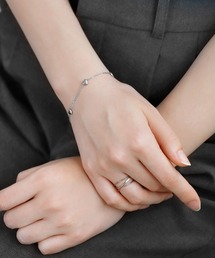 ANEMONE（アネモネ）の「【ステンレス】ハートステーションブレスレット（ブレスレット）」