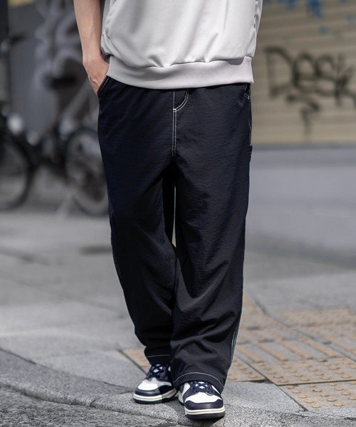 SIDEWAY STANCE（サイドウェイスタンス）の「【SIDEWAY STANCE】ポリワッシャー ワイド ペインターパンツ（その他パンツ・メンズ・ネイビー/カーキ/ブラック・SMALL/MEDIUM/LARGE/X-LARGE）」の19枚目の写真