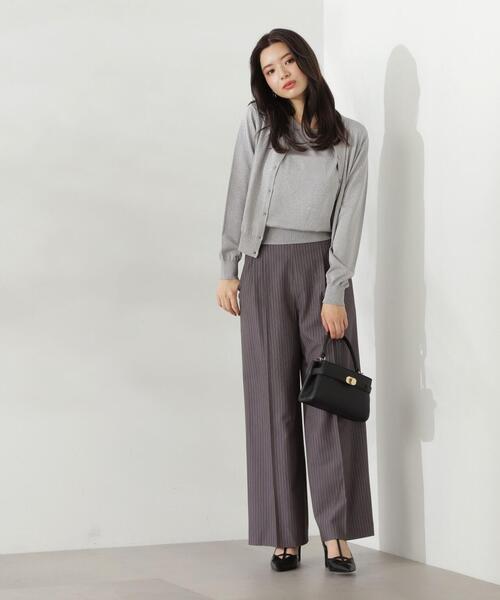 PROPORTION BODY DRESSING(プロポーションボディドレッシング)の「タックワイドパンツ / 1214230809(その他パンツ・レディース・ダークグレー/パープル/ベージュ・SMALL/MEDIUM)」の11枚目の写真
