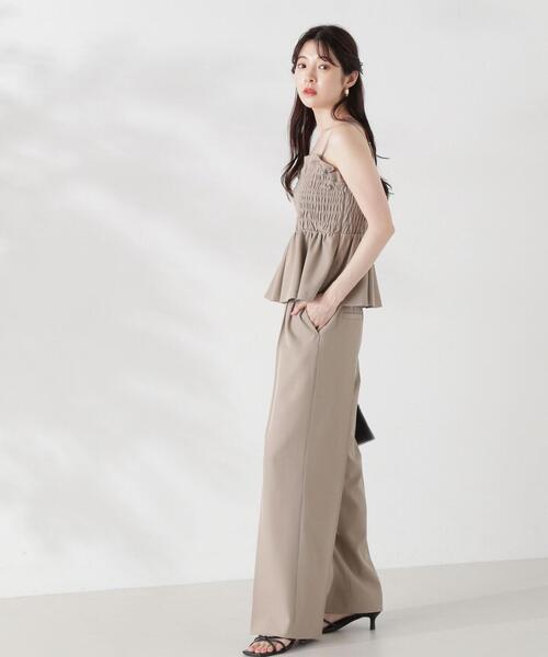 PROPORTION BODY DRESSING(プロポーションボディドレッシング)の「タックワイドパンツ / 1214230809(その他パンツ・レディース・ダークグレー/パープル/ベージュ・SMALL/MEDIUM)」の18枚目の写真