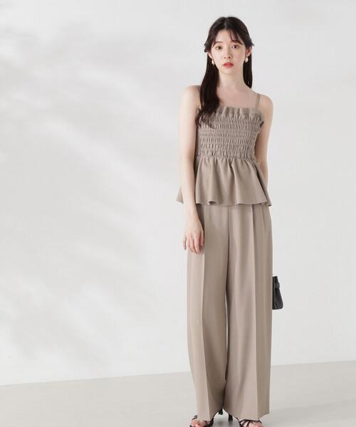 PROPORTION BODY DRESSING(プロポーションボディドレッシング)の「タックワイドパンツ / 1214230809(その他パンツ・レディース・ダークグレー/パープル/ベージュ・SMALL/MEDIUM)」の19枚目の写真