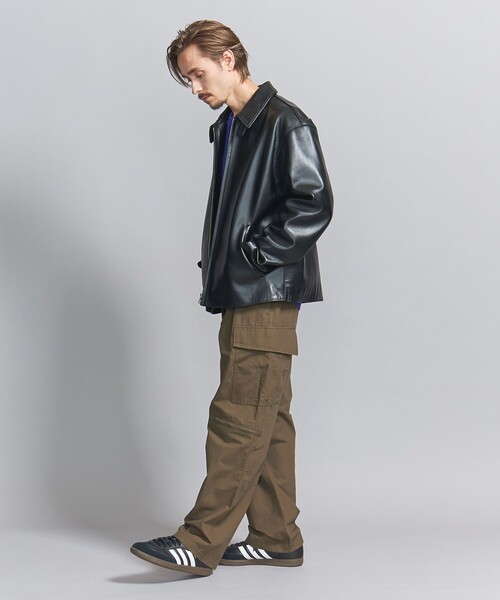 BEAUTY&YOUTH UNITED ARROWS(ビューティーアンドユースユナイテッドアローズ)の「NZ シープ レザー ブルゾン(ブルゾン・メンズ・ブラック・S/M/L/XL)」の7枚目の写真