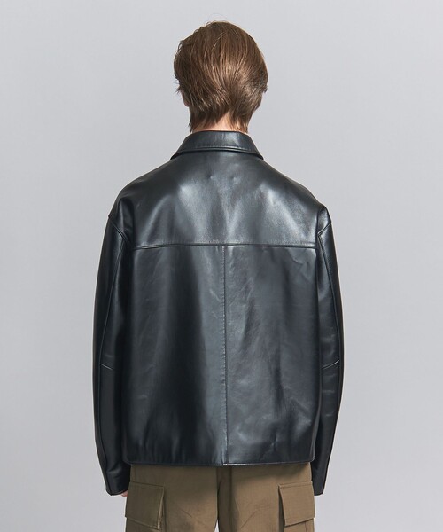 BEAUTY&YOUTH UNITED ARROWS(ビューティーアンドユースユナイテッドアローズ)の「NZ シープ レザー ブルゾン(ブルゾン・メンズ・ブラック・S/M/L/XL)」の10枚目の写真