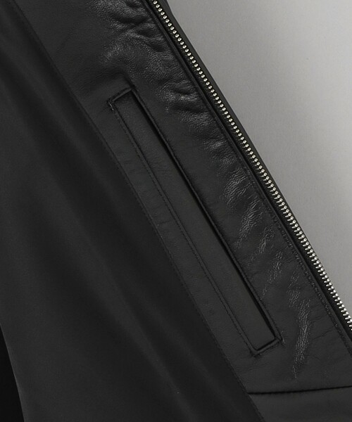 BEAUTY&YOUTH UNITED ARROWS(ビューティーアンドユースユナイテッドアローズ)の「NZ シープ レザー ブルゾン(ブルゾン・メンズ・ブラック・S/M/L/XL)」の21枚目の写真