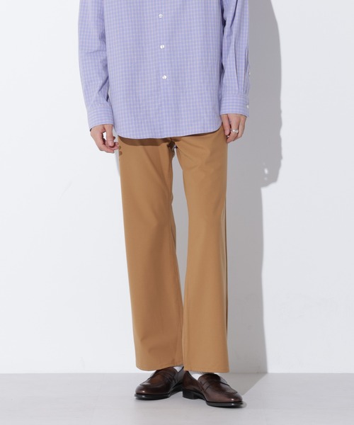 YANNIS-001/ＴＲフレアパンツ（スラックス）｜Apo(s)ture（アポスチャー）