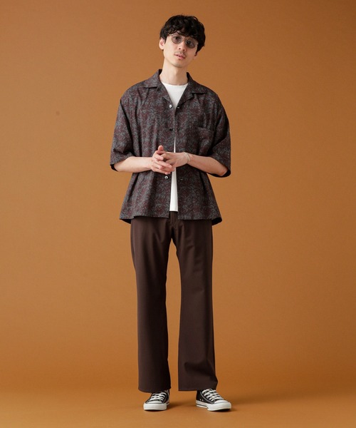 YANNIS-001/ＴＲフレアパンツ（スラックス）｜Apo(s)ture（アポスチャー）