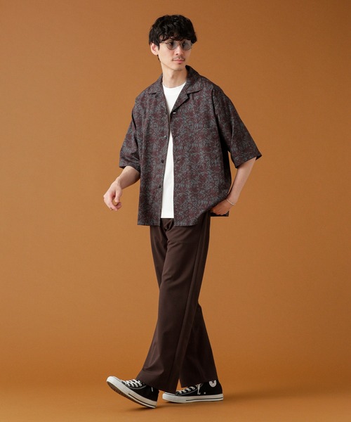 YANNIS-001/ＴＲフレアパンツ（スラックス）｜Apo(s)ture（アポスチャー）