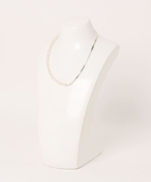 Preek（プリーク）の「【PREEK / プリーク】SNAKE CHAIN HALF NECLACE（ネックレス）（ネックレス・メンズ・シルバー・FREE）」の5枚目の写真