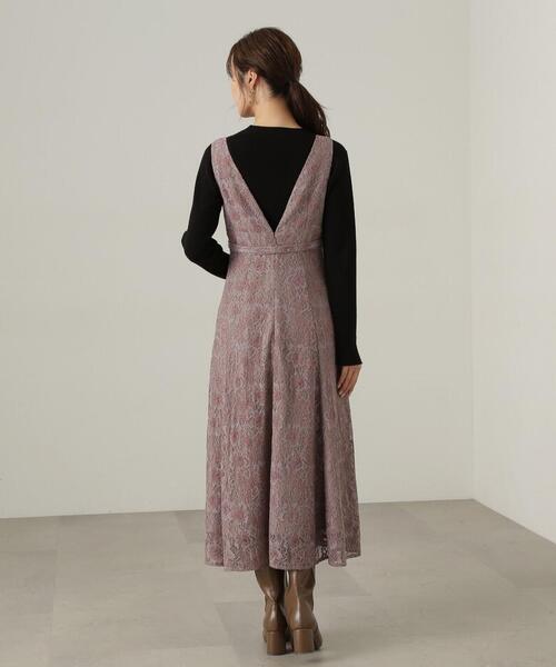 PROPORTION BODY DRESSING(プロポーションボディドレッシング)の「ビットベルトレースジャンスカ / 1214240903(ワンピース・レディース・ダークグレー/ブラウン・SMALL/MEDIUM)」の18枚目の写真