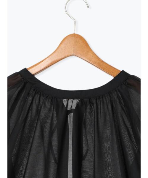 Lugnoncure（ルノンキュール）の「前後2WAYシアーリボンブラウス（シャツ/ブラウス・レディース・オフホワイト/オレンジ/ブラック・F）」の16枚目の写真