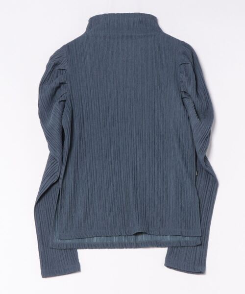 LANVIN en Bleu（ランバンオンブルー）の「ジャガードタックスリーブトップス（Tシャツ/カットソー・レディース・オフホワイト/チャコールグレー/イエロー/ネイビー・38）」の3枚目の写真