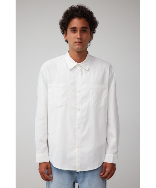 AZUL by moussy（アズールバイマウジー）の「ダブルポケットベーシックシャツ（シャツ/ブラウス・メンズ・ブラック/カーキ/ホワイト・FREE）」の11枚目の写真