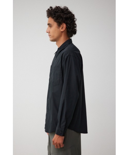 AZUL by moussy（アズールバイマウジー）の「ダブルポケットベーシックシャツ（シャツ/ブラウス・メンズ・ブラック/カーキ/ホワイト・FREE）」の5枚目の写真